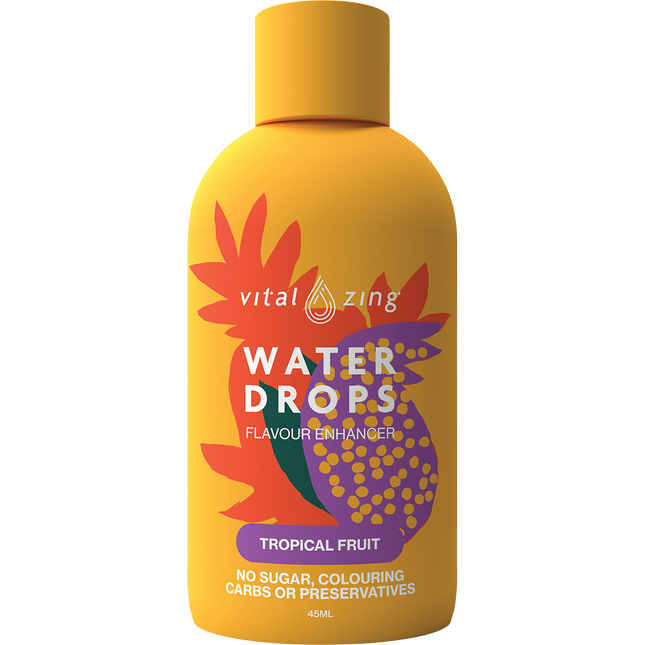 Water Drops Tropical Fruit