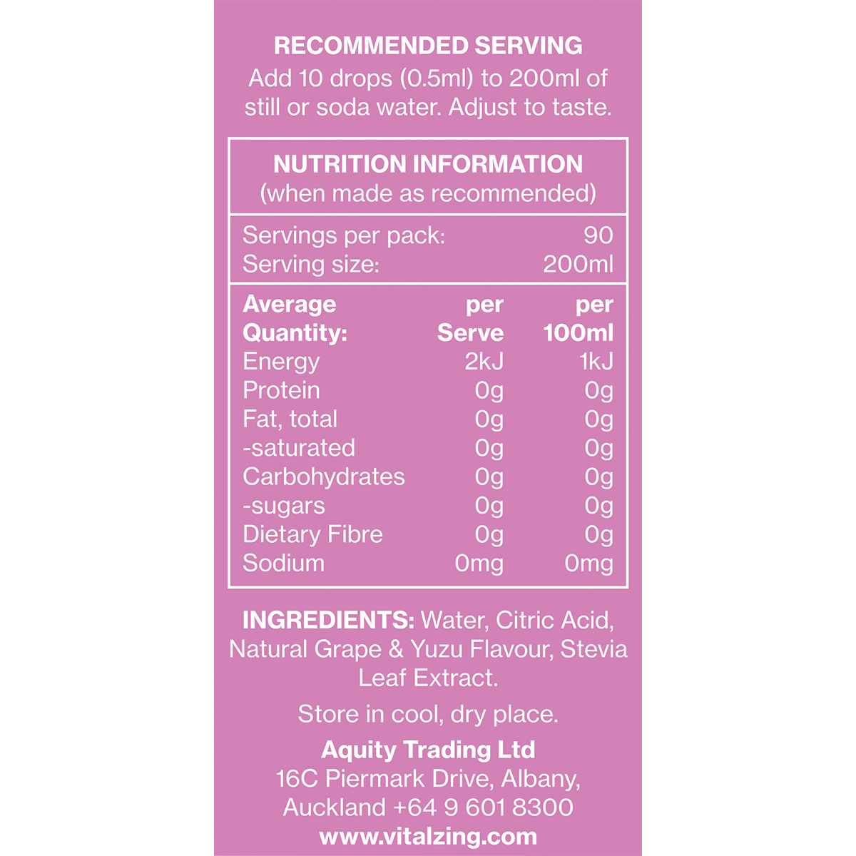 Water Drops Grape & Yuzu