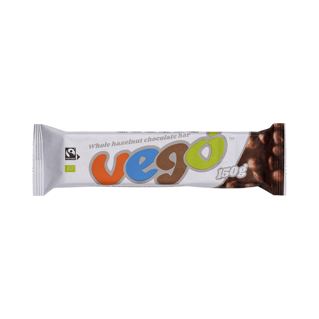 Vego Whole Hazelnut Chocolate Bar 10 x150g