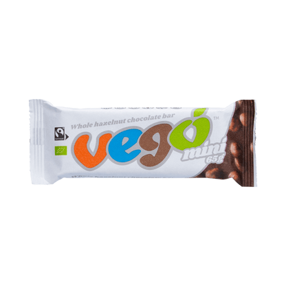 Vego Whole Hazelnut Chocolate Bar Mini 20x65g