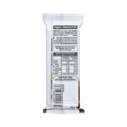 Vego Whole Hazelnut Chocolate Bar Mini 20x65g