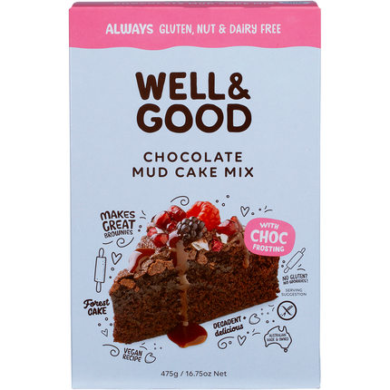 Chocolate Mud Cake Mix with Choc Frosting