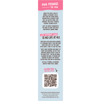 Chocolate Mud Cake Mix with Choc Frosting