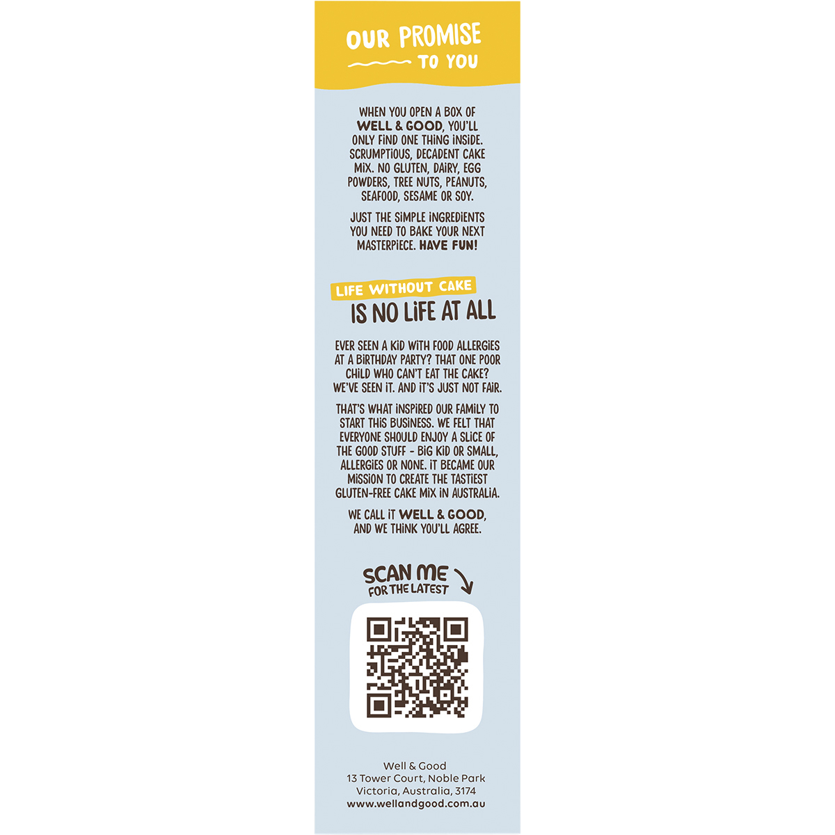 Lemon Coconut Cake Mix with Goji Berry Icing