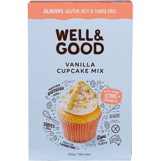 Vanilla Cupcake Mix with Icing & Sprinkles