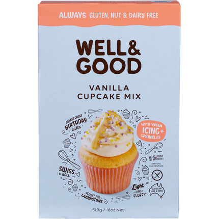 Vanilla Cupcake Mix with Icing & Sprinkles