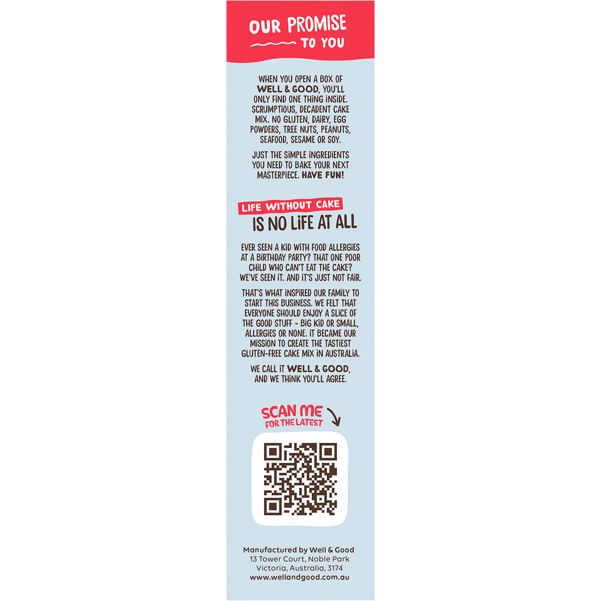 Marble Cake Mix with Choc Frosting