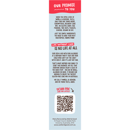 Marble Cake Mix with Choc Frosting