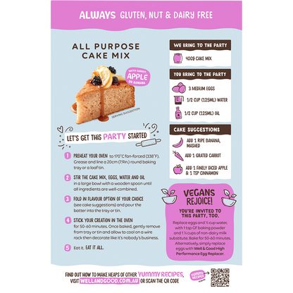 All Purpose Cake Mix 40% Less Sugar