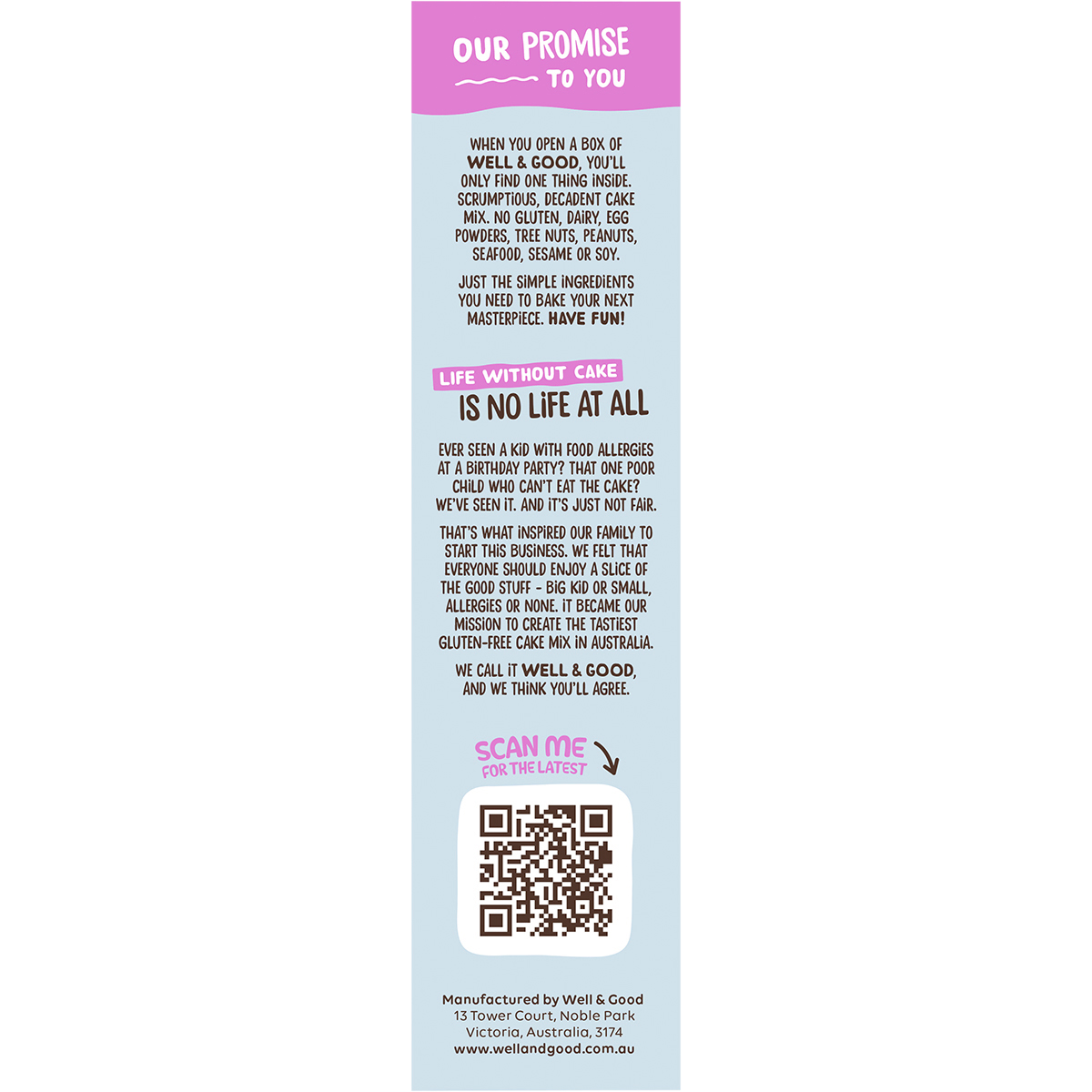 All Purpose Cake Mix 40% Less Sugar