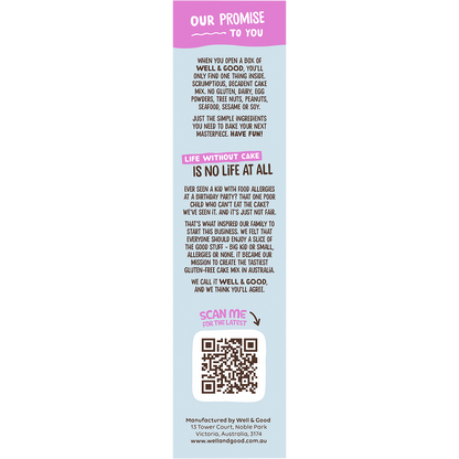 All Purpose Cake Mix 40% Less Sugar