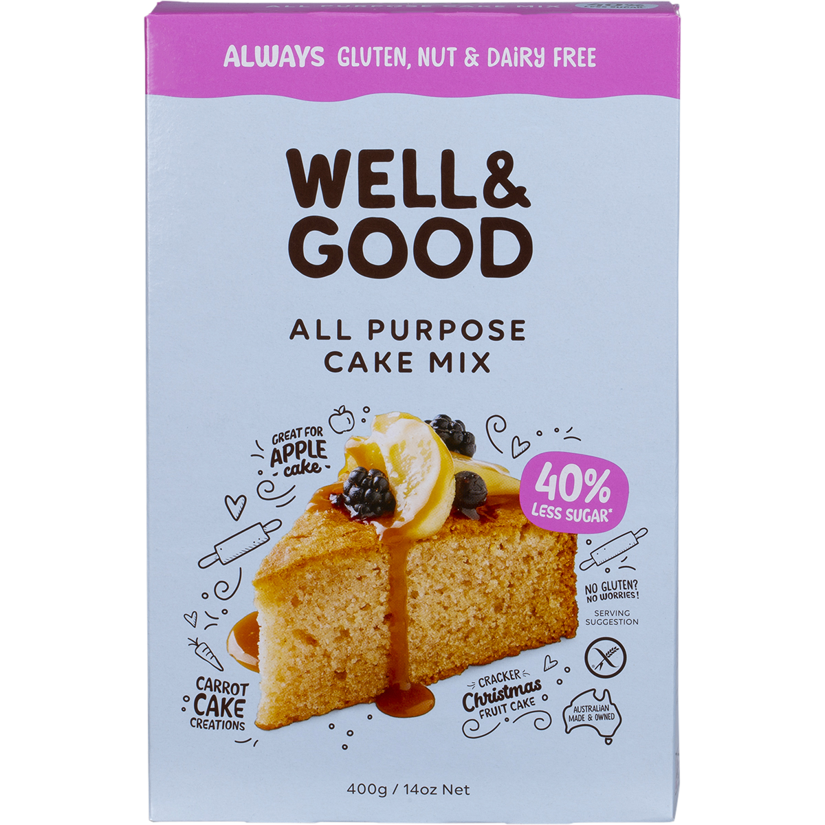 All Purpose Cake Mix 40% Less Sugar