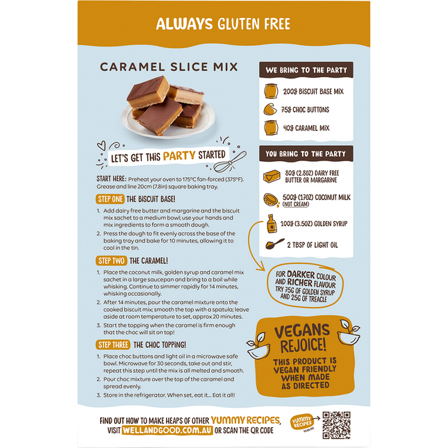 Caramel Slice Mix