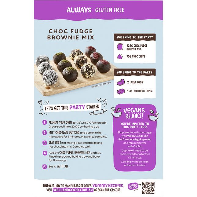 Choc Fudge Brownie Mix