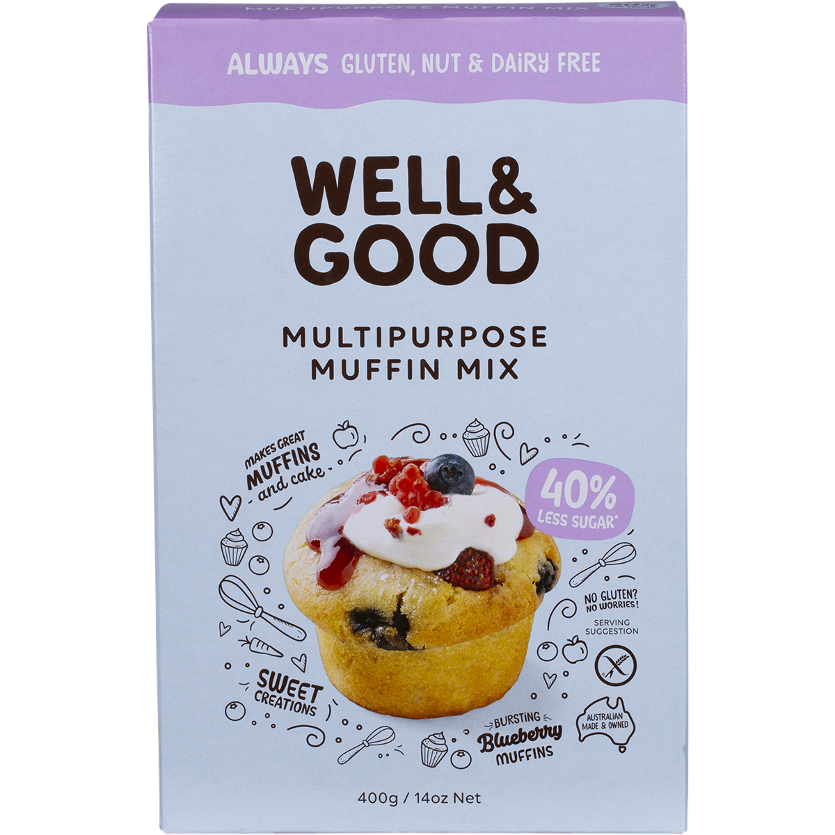 Multipurpose Muffin Mix 40% Less Sugar