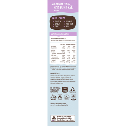 Multipurpose Muffin Mix 40% Less Sugar