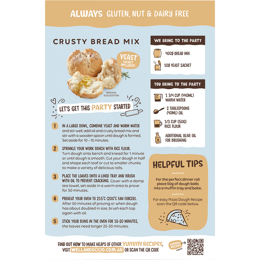 Crusty Bread Mix