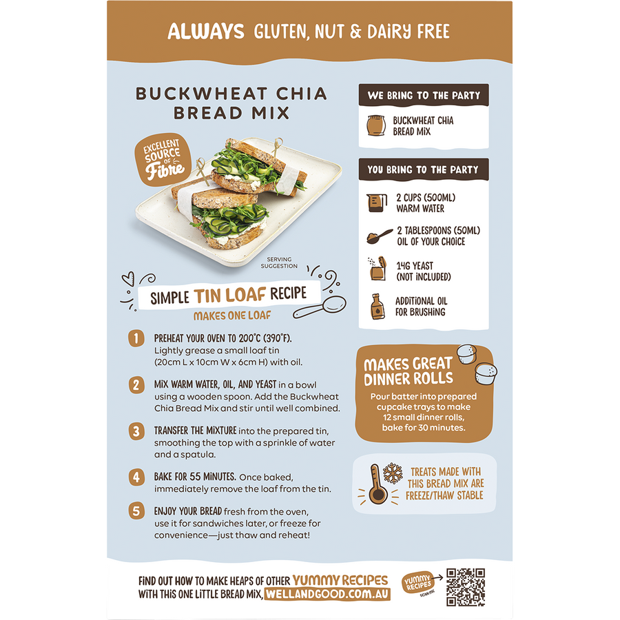 Buckwheat & Chia Bread Mix