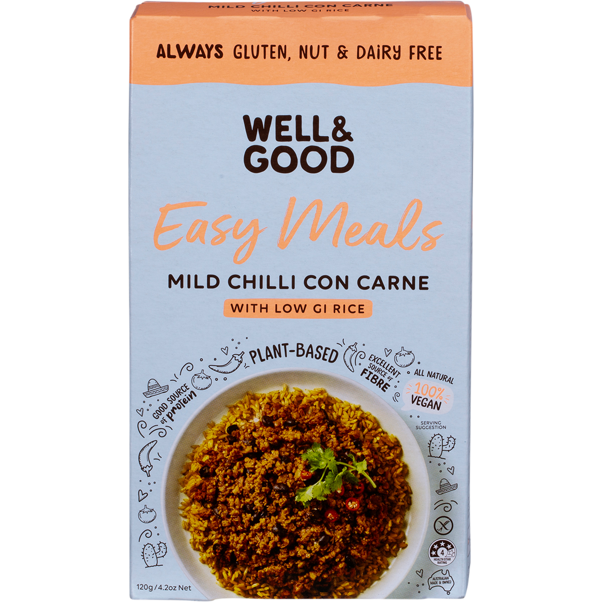 Mild Chilli Con Carne with Low GI Rice