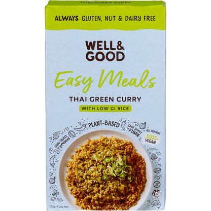 Thai Green Curry with Low GI Rice