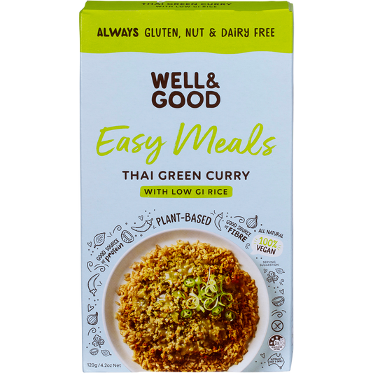 Thai Green Curry with Low GI Rice