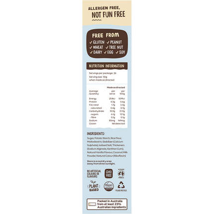Plant Based Vanilla Custard Powder