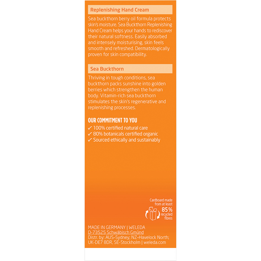 Replenishing Hand Cream Sea Buckthorn