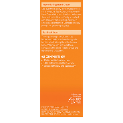 Replenishing Hand Cream Sea Buckthorn