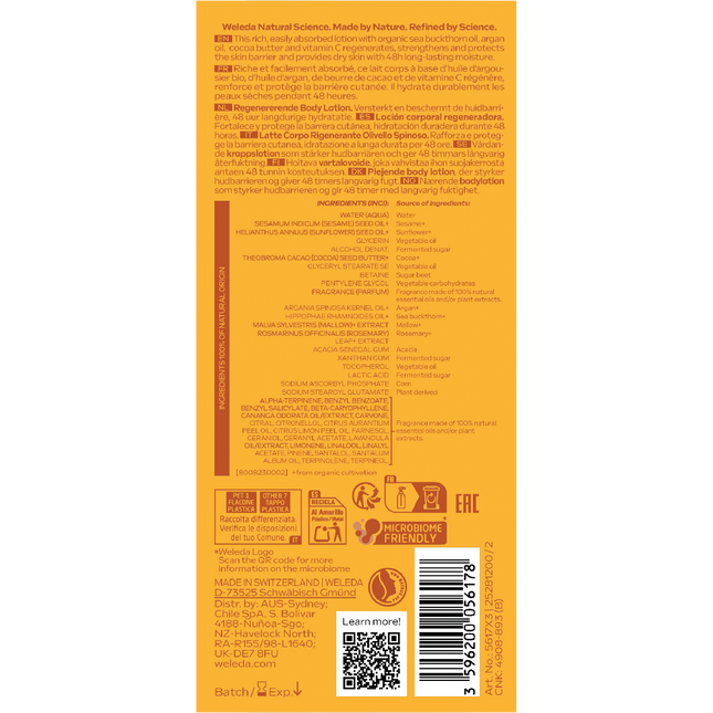 WELEDA Regenerating Body Lotion Sea Buckthorn