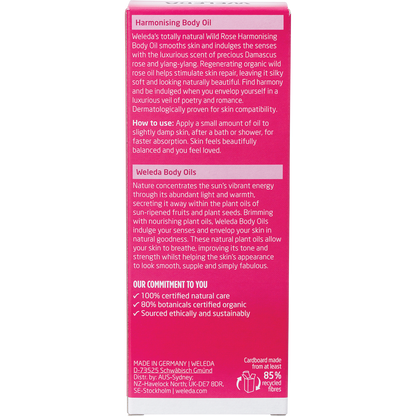 Harmonising Body Oil Wild Rose