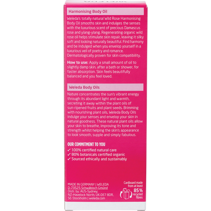 Harmonising Body Oil Wild Rose