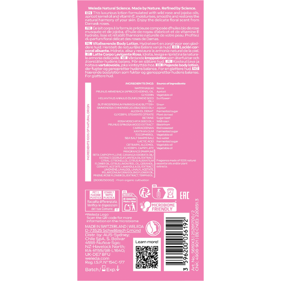 WELEDA Smoothing Body Lotion Wildrose