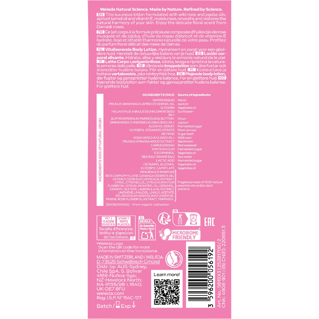 WELEDA Smoothing Body Lotion Wildrose