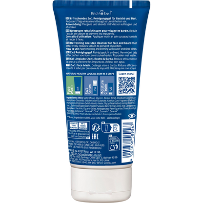 2 in 1 Face Wash Men