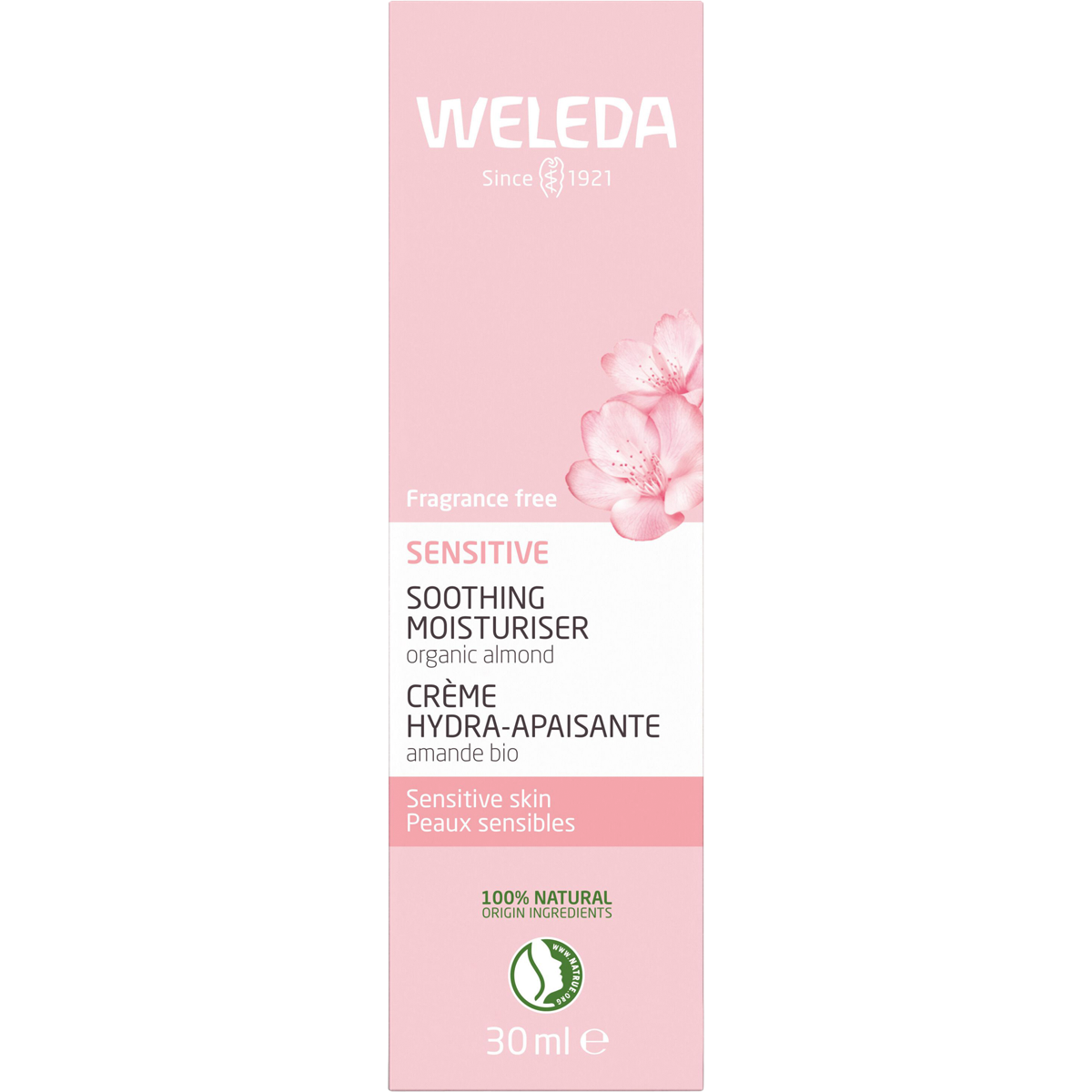 Sensitive Soothing Moisturiser Almond