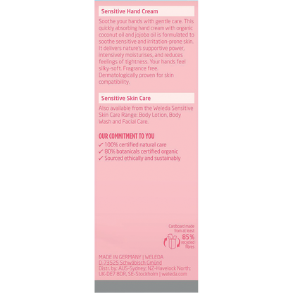 Sensitive Hand Cream Fragrance Free