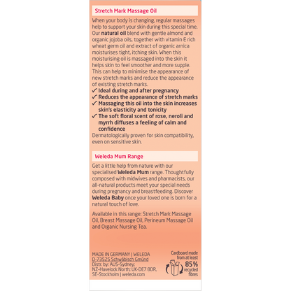 Stretch Mark Massage Oil Mum