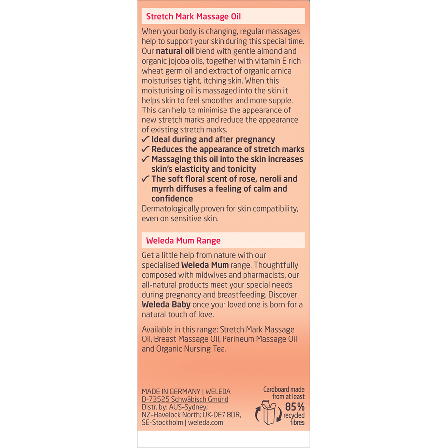 Stretch Mark Massage Oil Mum