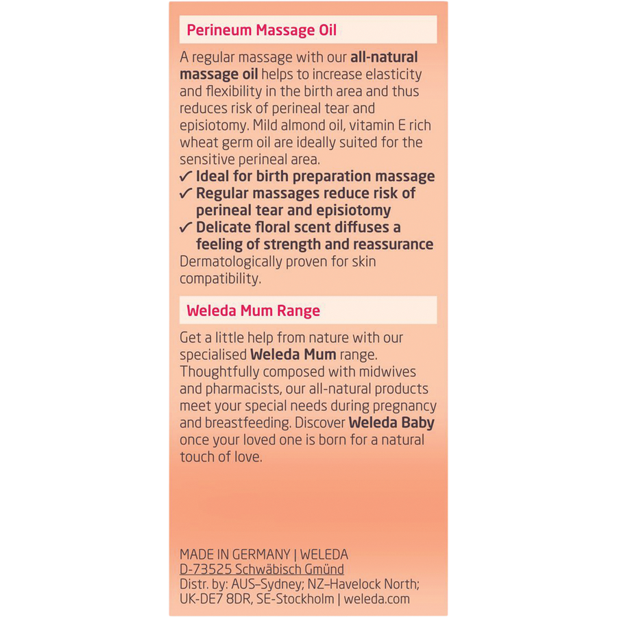 Perineum Massage Oil Mum