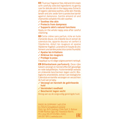 Baby Nappy Change Cream Calendula Fragrance Free