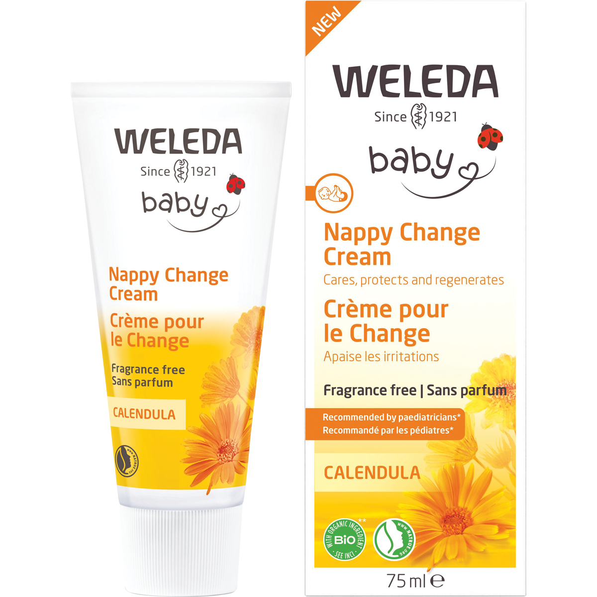 Baby Nappy Change Cream Calendula Fragrance Free
