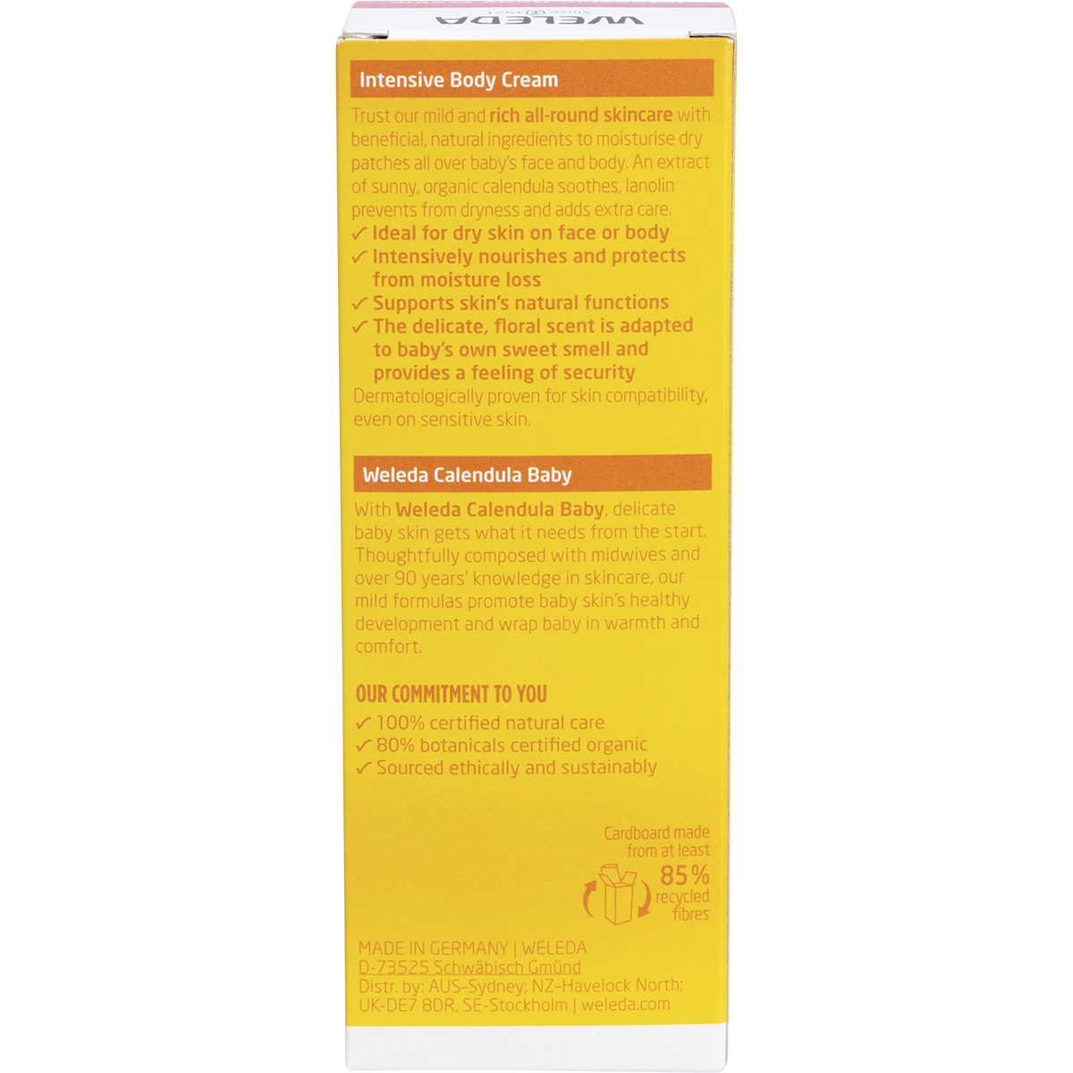 Baby Body Cream Calendula