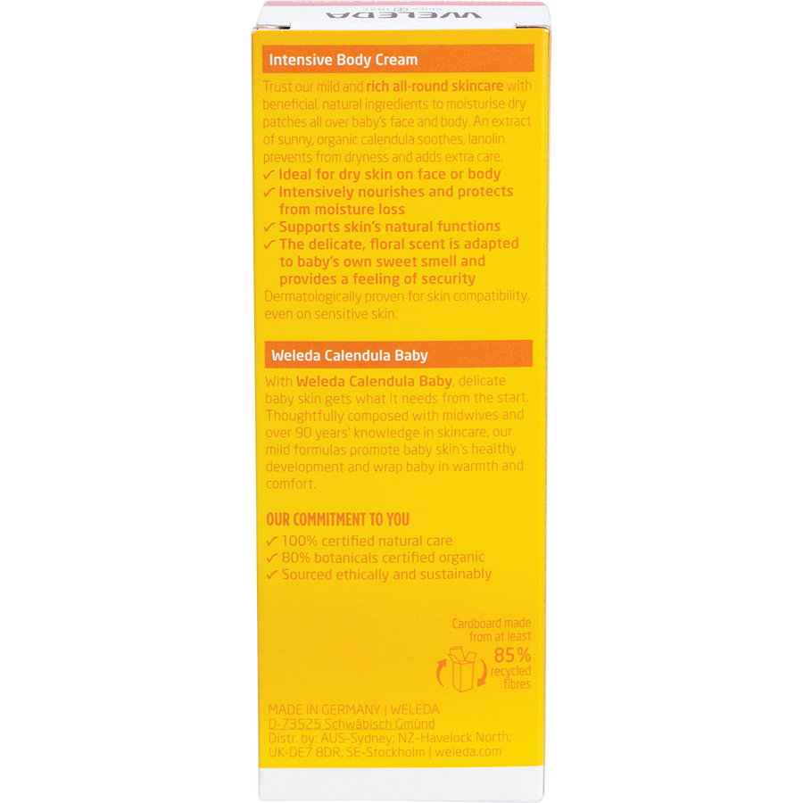 Baby Body Cream Calendula