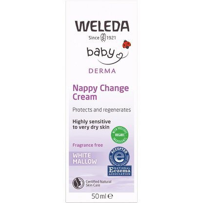 Baby Nappy Change Cream White Mallow Fragrance Free