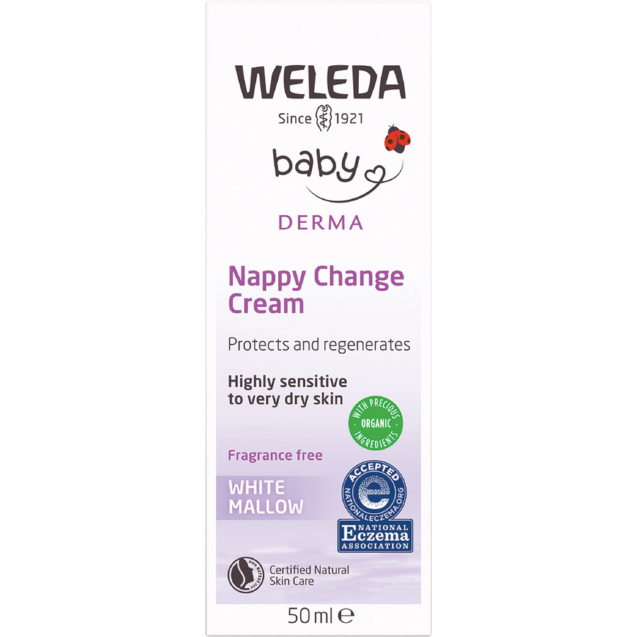 Baby Nappy Change Cream White Mallow Fragrance Free