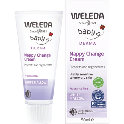 Baby Nappy Change Cream White Mallow Fragrance Free