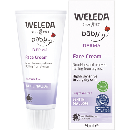 Baby Derma Face Cream White Mallow Fragrance Free