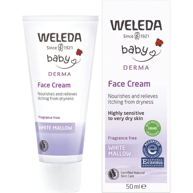 Baby Derma Face Cream White Mallow Fragrance Free
