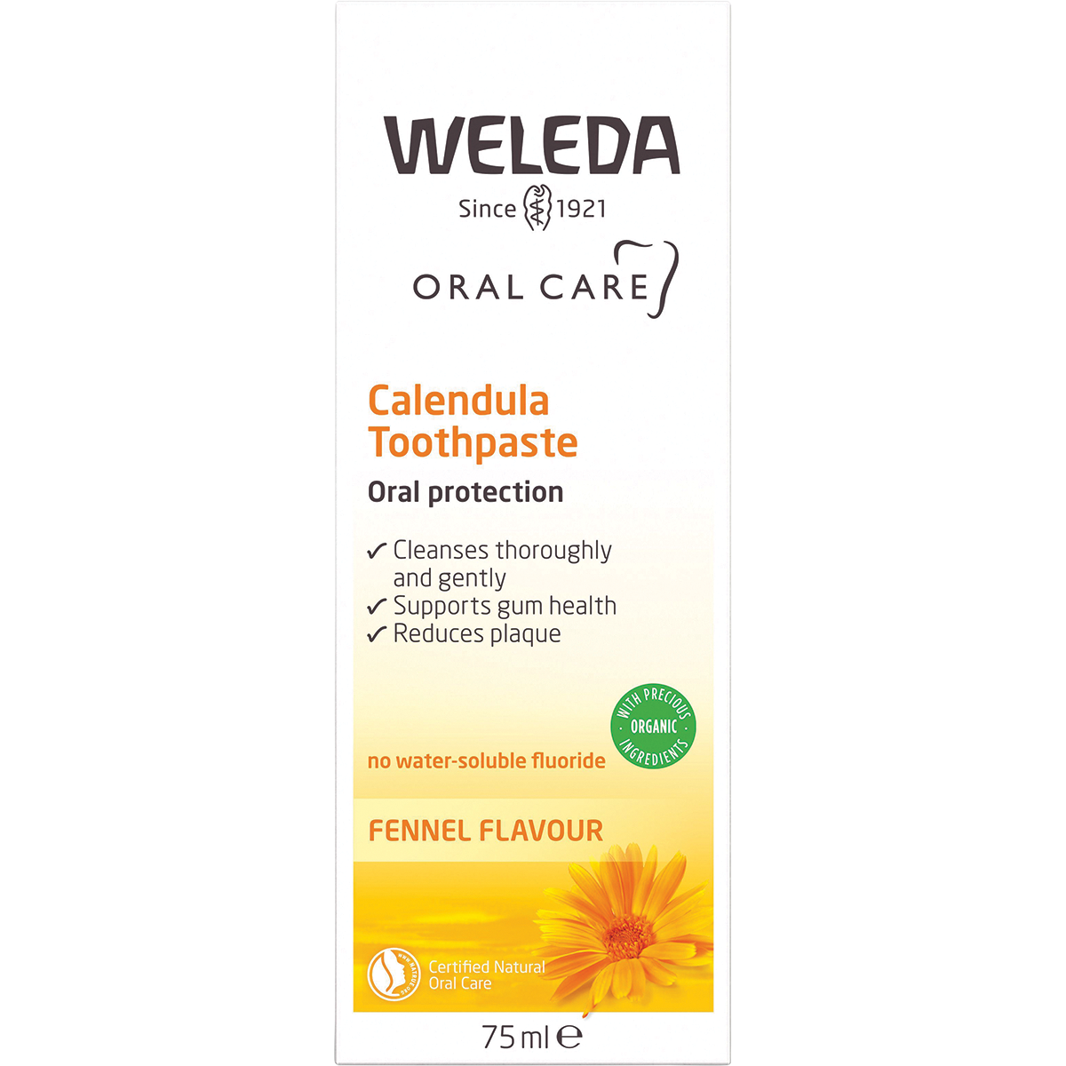 Toothpaste Calendula Fennel Flavour