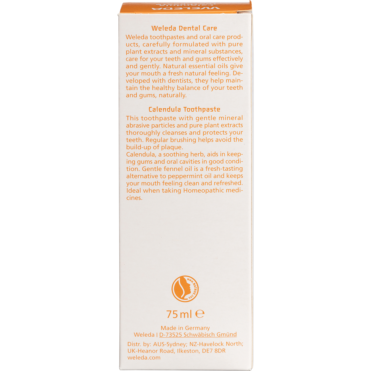 Toothpaste Calendula Fennel Flavour